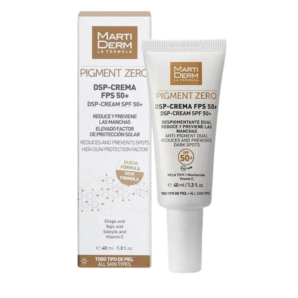 Pigment Zero DSP Crema FPS 50+, 40 ml. - Martiderm