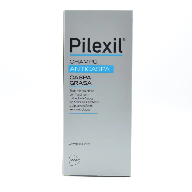 PILEXIL CHAMPU CASPA GRASA 300 ML.