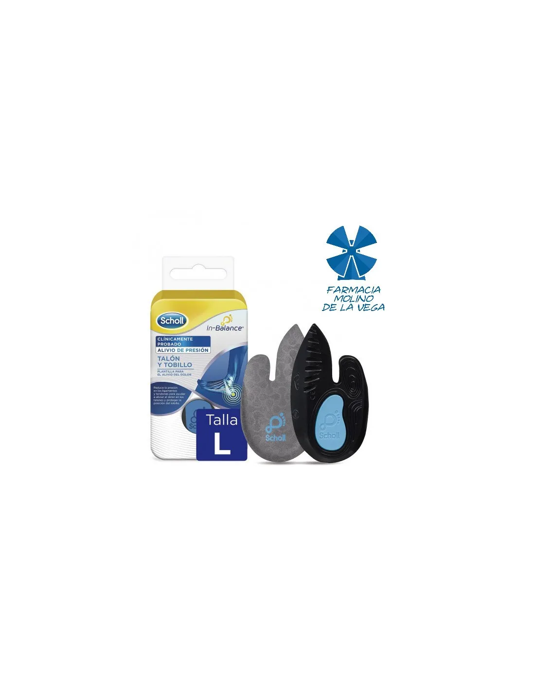 PLANTILLAS SCHOLL IN-BALANCE PARA TALON Y TOBILLO T-L