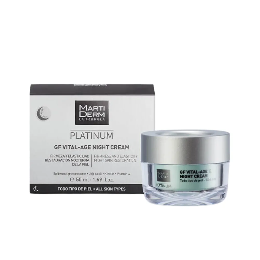 Platinum GF Vital Age Night Cream, 50 ml. - Martiderm