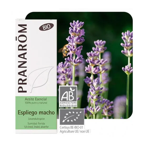 Pranarom Aceite Esencial Espliego Macho, 10 ml