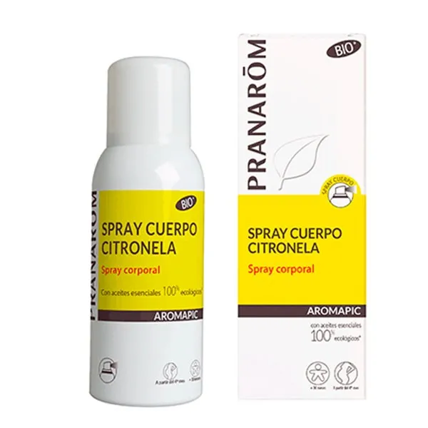 Pranarom Aromapic Spray Cuerpo Citronela, 75 ml