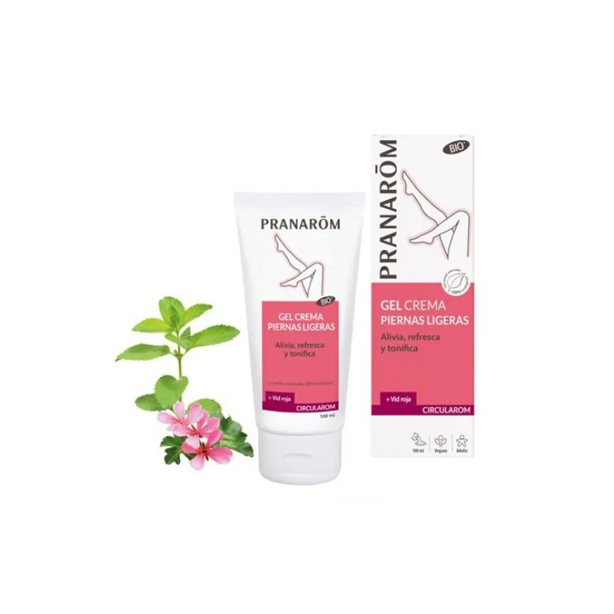 Pranarom Circularom Gel Crema piernas ligeras 100 ml