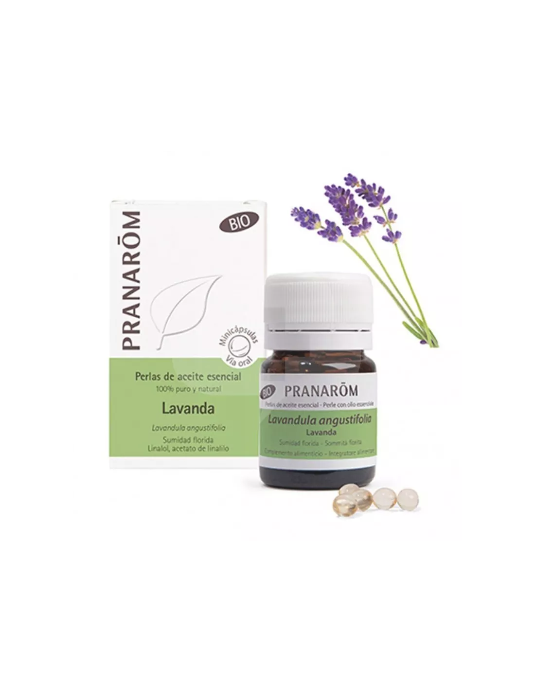Pranarom Perlas Aceite Esencial De Lavanda 60 Uds