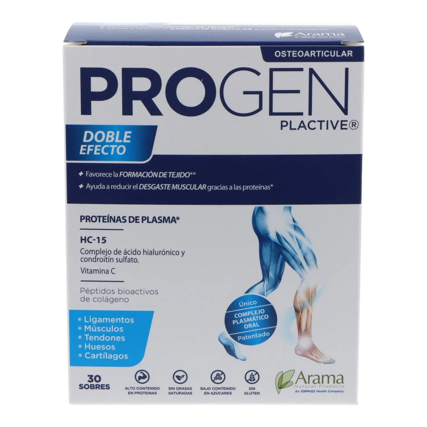 Progen Plactive 30 Sobres