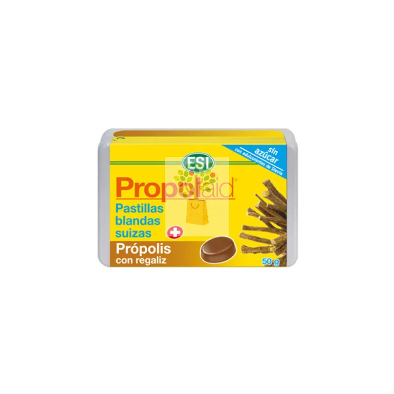 PROPOLAID PASTILLA BLANDA SUIZA REGALIZ 50Gr. ESI