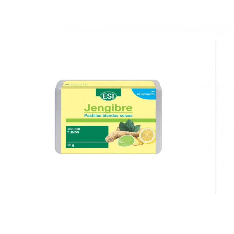 ESI PASTILLAS BLANDAS JENGIBRE LIMON 50 GRAMOS