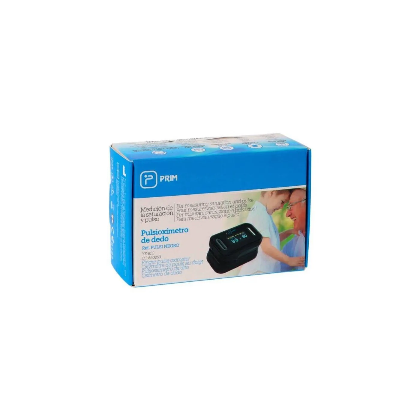 Pulsioximetro Negro Dedo Prim