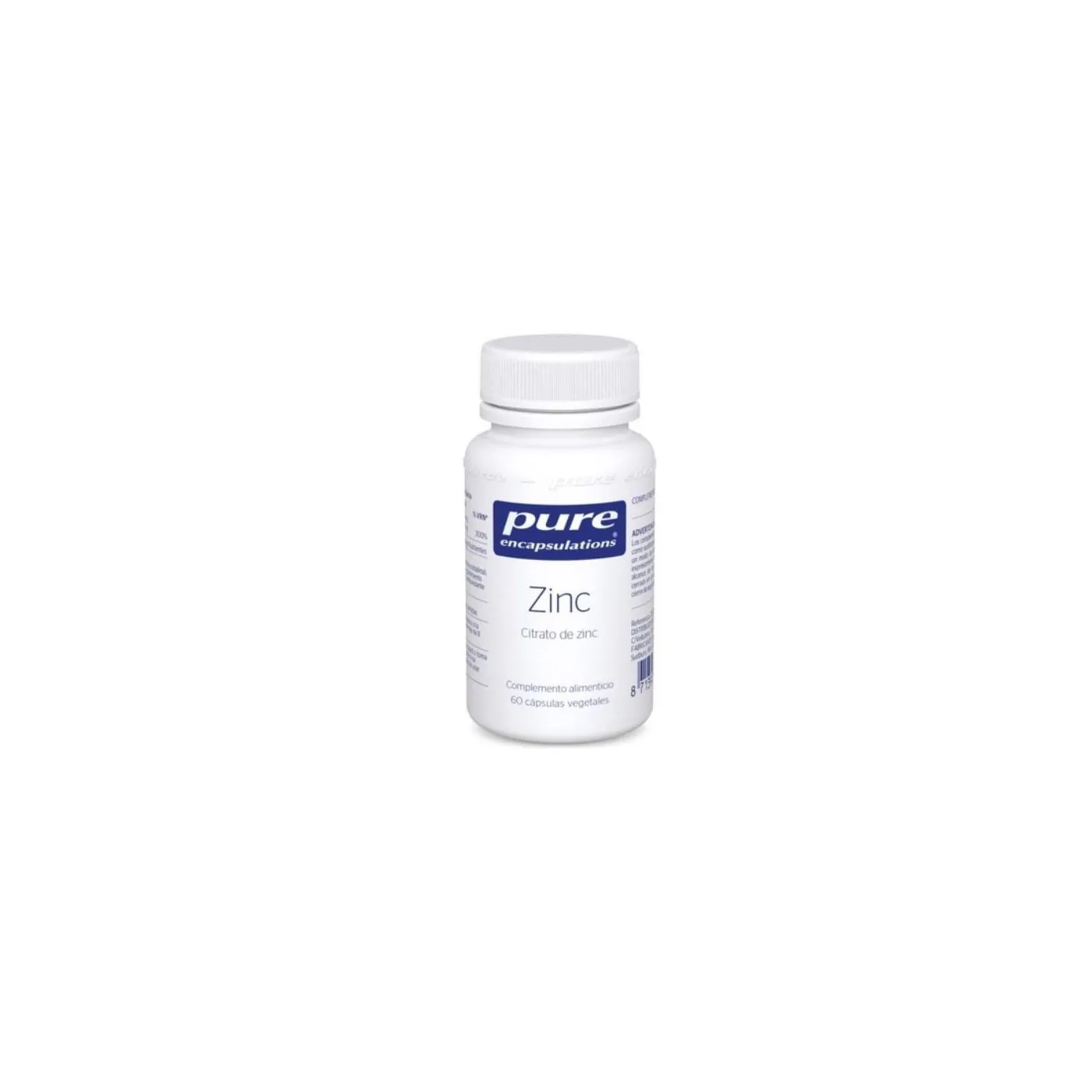 Pure Encapsulations Zinc 15 Mg 60 Capsulas Veget