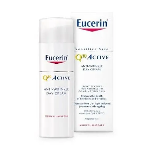 Q10 ACTIVE Crema de Día para piel normal o mixta FPS15 + UVA, 50 ml. - Eucerin