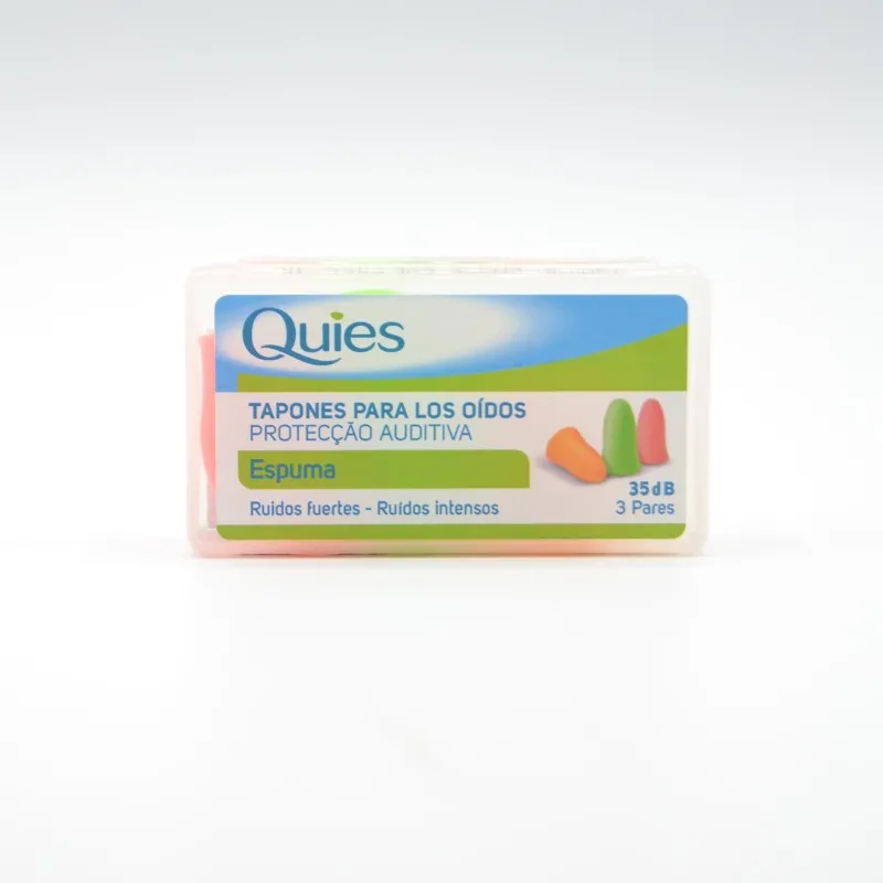 QUIES TAPONES ESPUMA COLORES 6 U