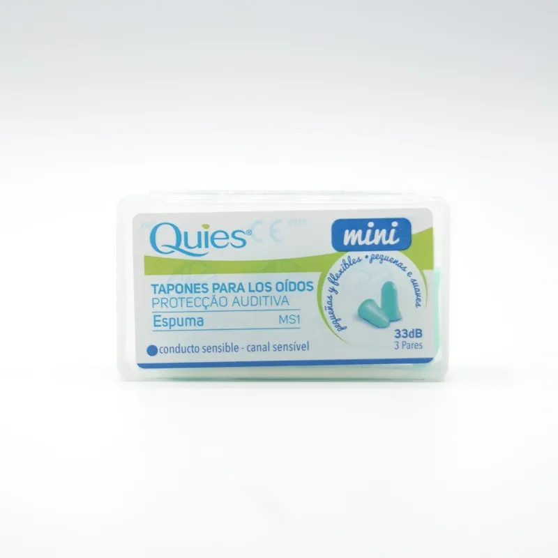 QUIES TAPONES ESPUMA MINI 3 PARES