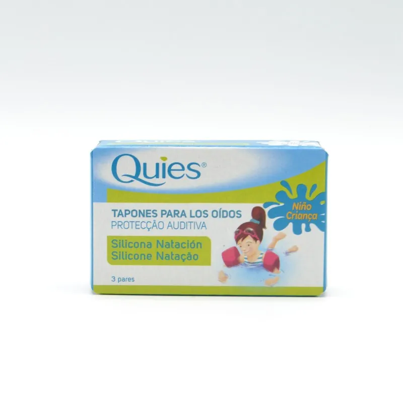 QUIES TAPONES SILICONA NATACION NIÑOS 6U