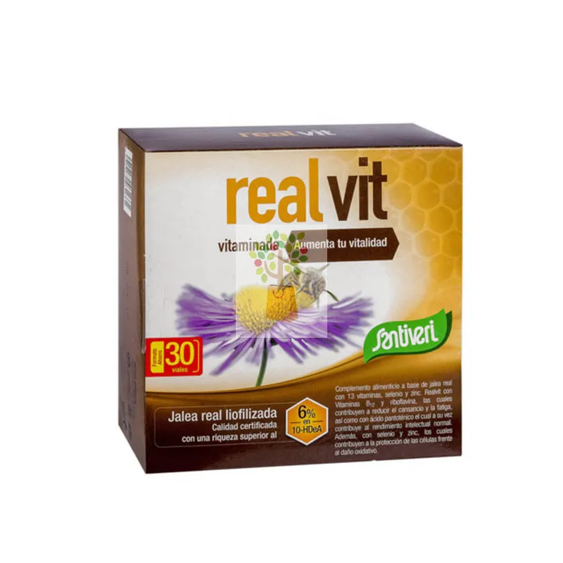 REALVIT VITAMINADA 30 VIALES SANTIVERI