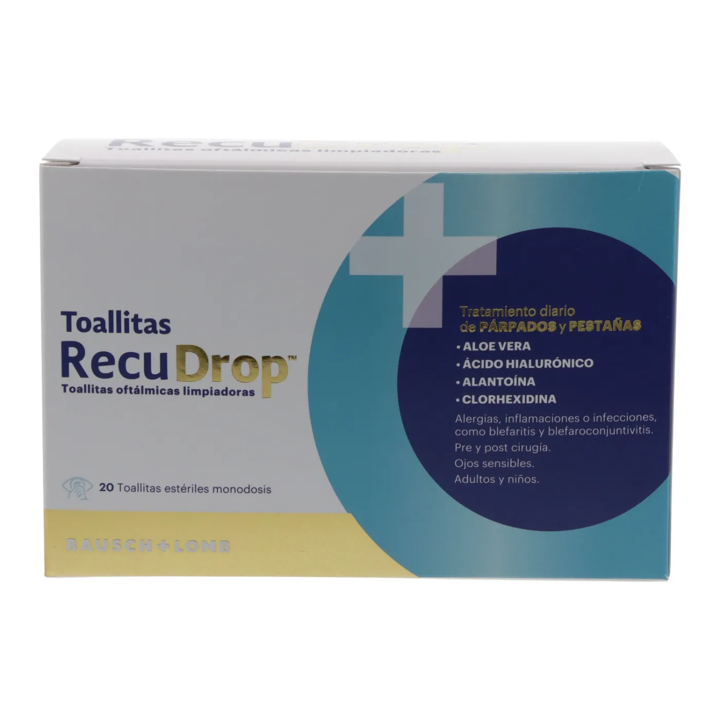 Recudrop Toallitas 20 Toallitas Monodosis