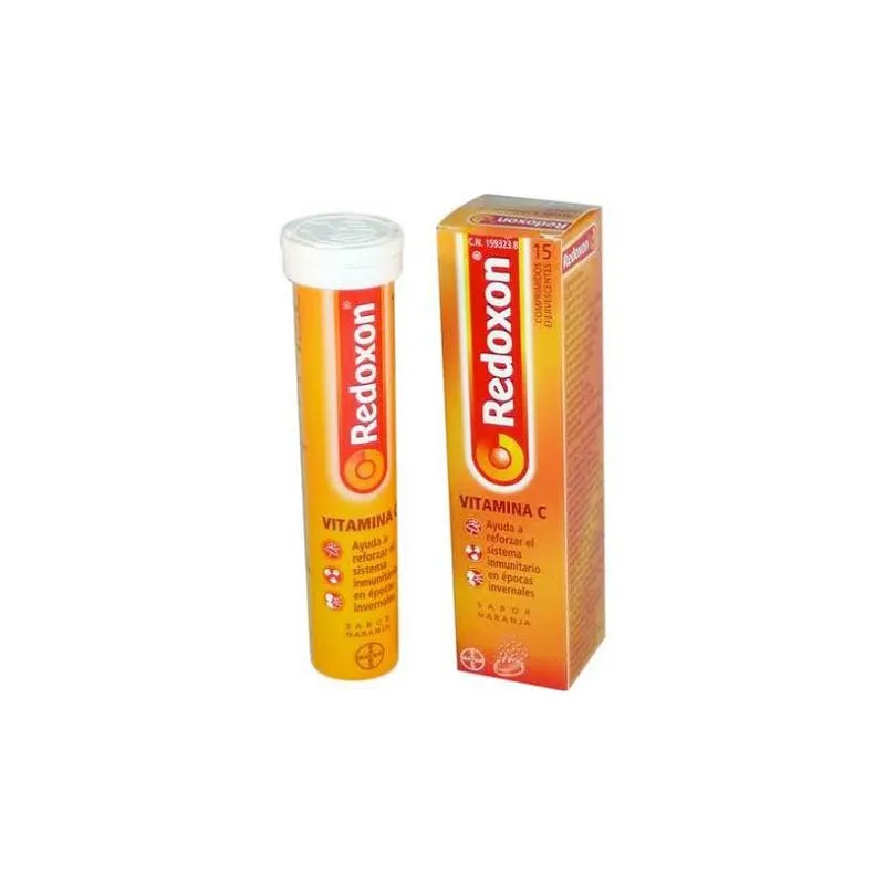 Redoxon Vitamina C 1000MG Naranja 15 Comprimidos Efervescente