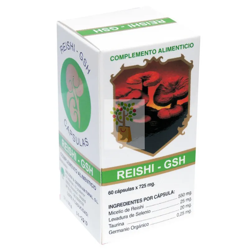REISHI GSH 60 CAPSULAS GOLDEN GREEN