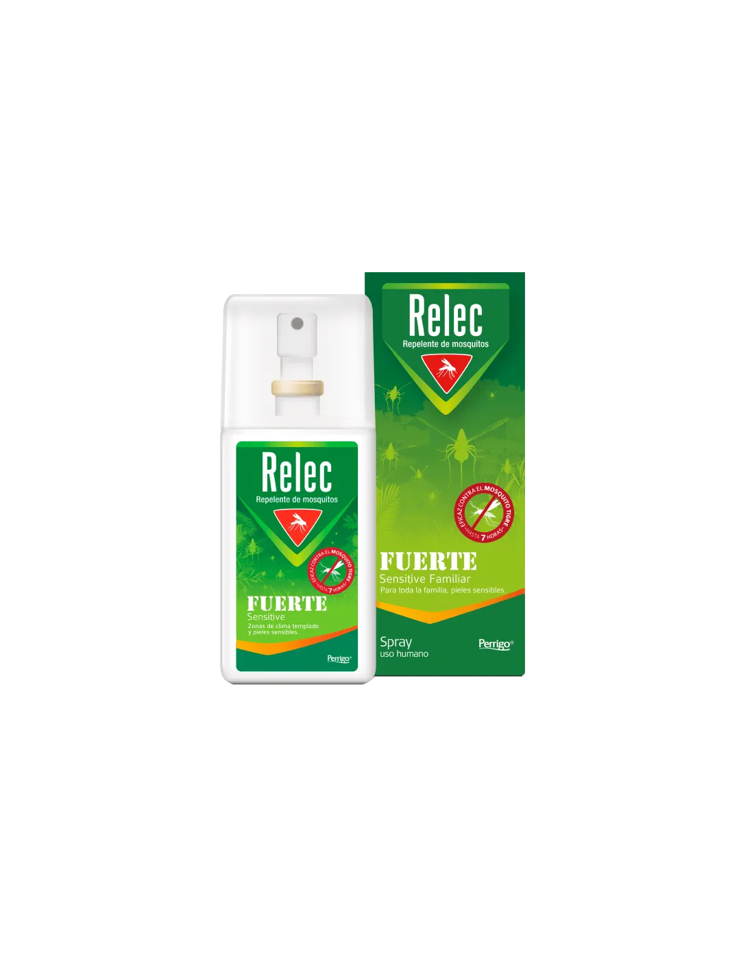 Relec Fuerte Sensitive Familiar Spray Repelente Mosquitos