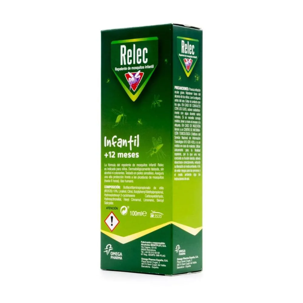 Relec infantil +12 Meses Spray 100 ml
