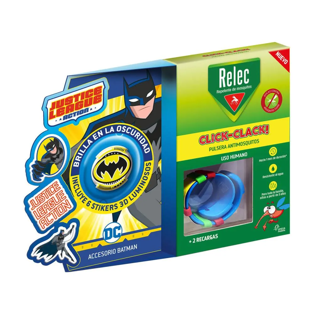Relec pulsera antimosquitos Batman