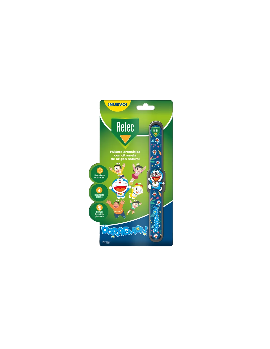 Relec Pulsera Con Citronela Aromática Doraemon
