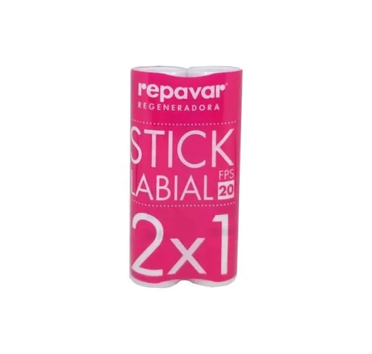 REPAVAR REGENERADORA STICK SPF 20 HIDRA PACK 2UN