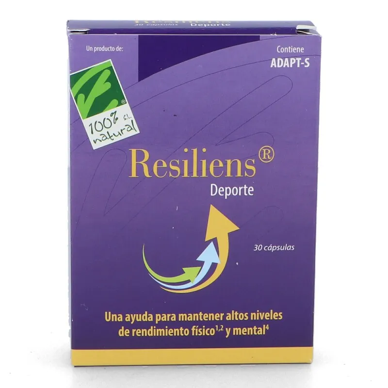 100% NATURAL RESILIENS DEPORTE 30 CAPSULAS