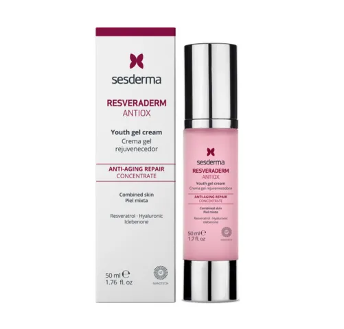 Resveraderm Antiox Crema Gel Rejuvenecedora, 50 ml. - Sesderma