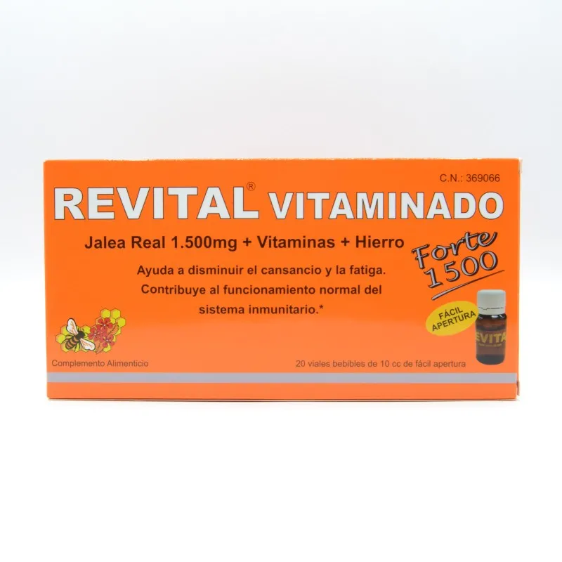 REVITAL VITAMINADO FORTE 20 AMPOLLAS