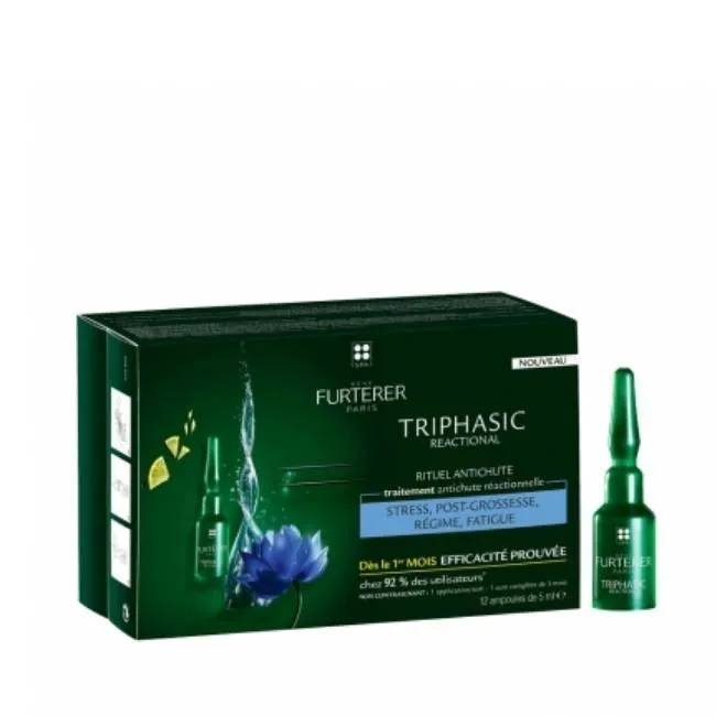 René Furterer Triphasic Reactional 12 Ampollas De 5ml