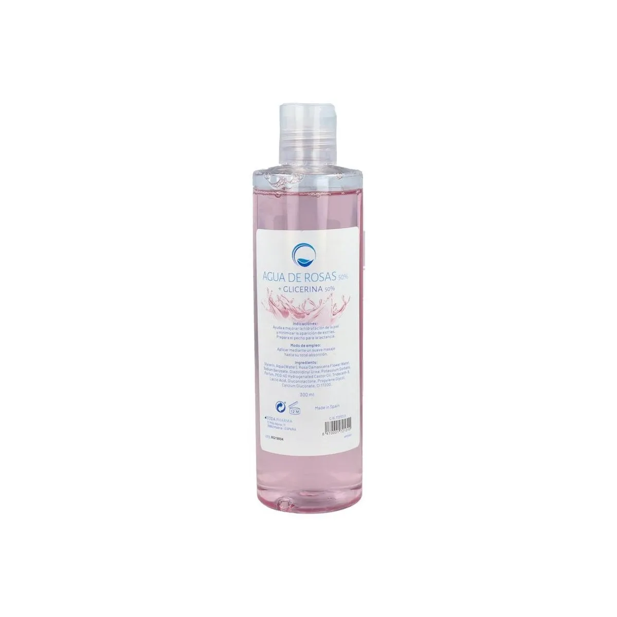 Rf Agua De Rosas Rf 50% + Glicerina 50% 300 Ml