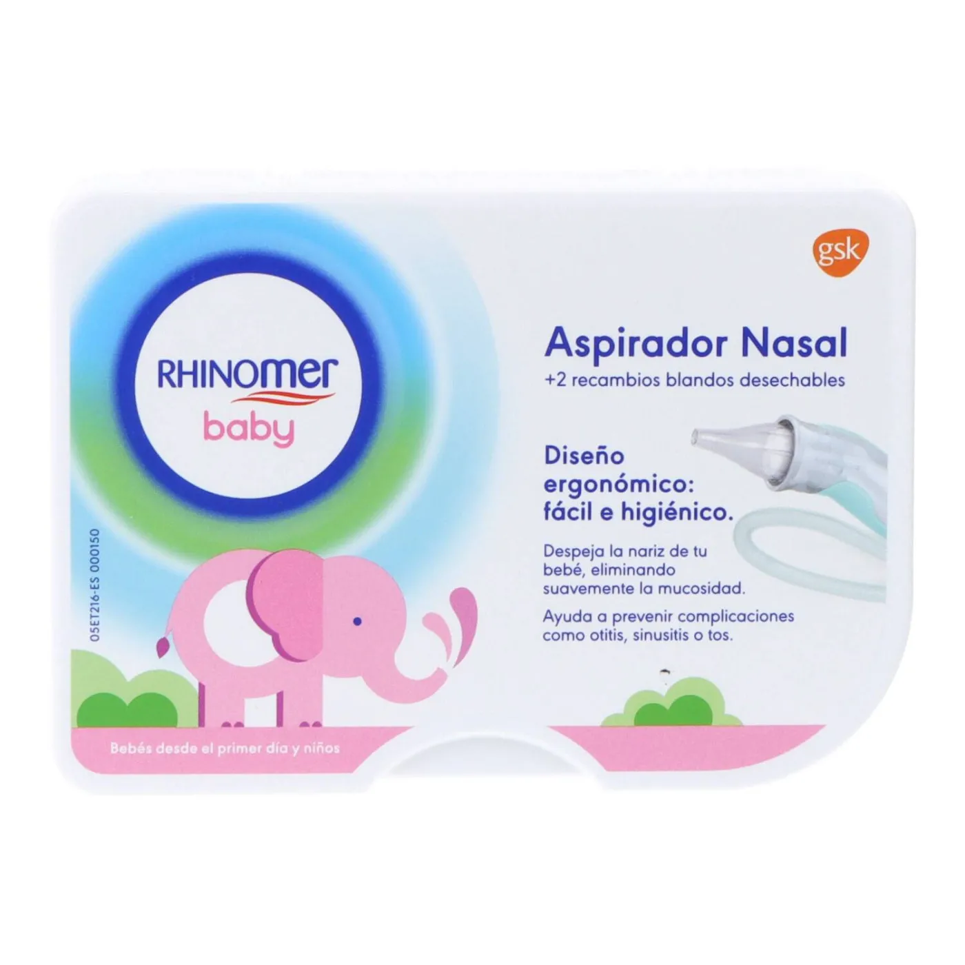 Rhinomer Baby Aspirador Nasal Bebe 2 Recambios