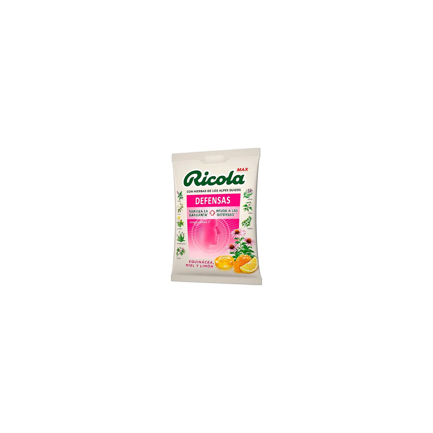 Ricola Bolsa Equinacea Miel Limon 70g