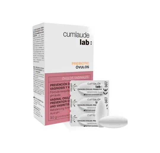 CUMLAUDE LAB: PREBIOTIC 10 OVULOS VAGINALES