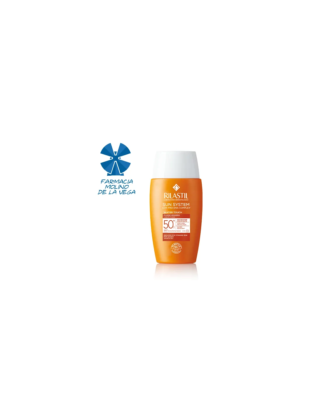 RILASTIL SUN SYSTEM WATER TOUCH FLUIDO LIGERO SPF 50+ 50 ML