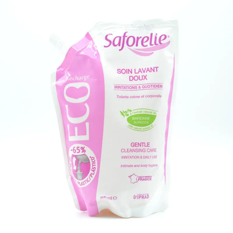 SAFORELLE HIGIENE INTIMA 400 ML ECO RECARGA