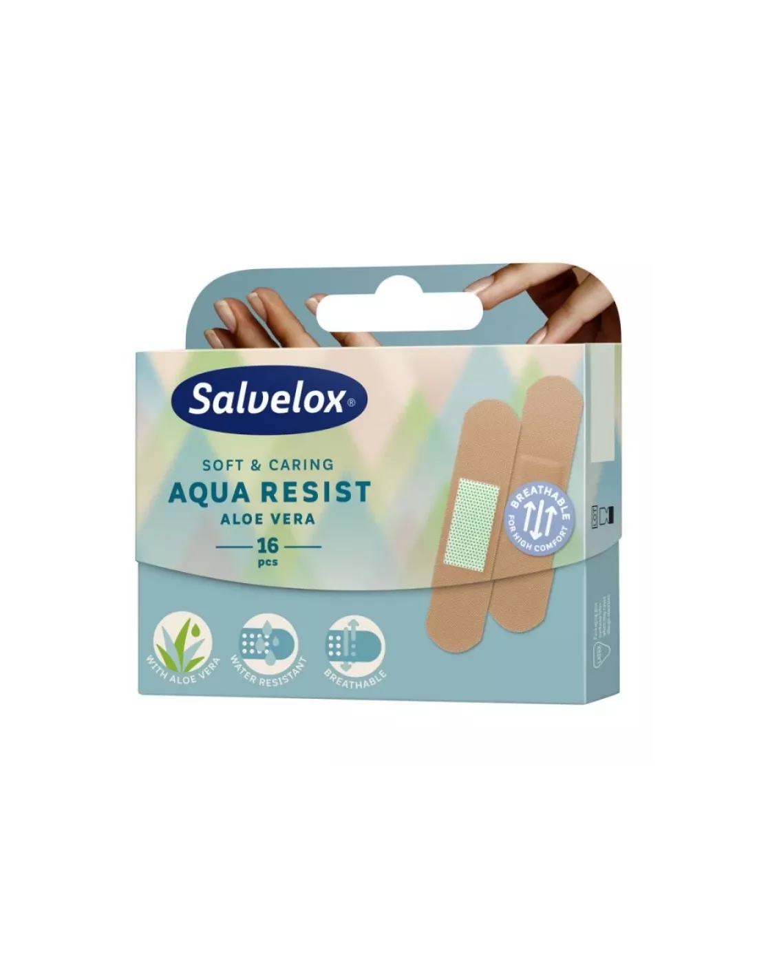 Salvelox Aqua Aloe Vera Caja 16 Unid Tiritas