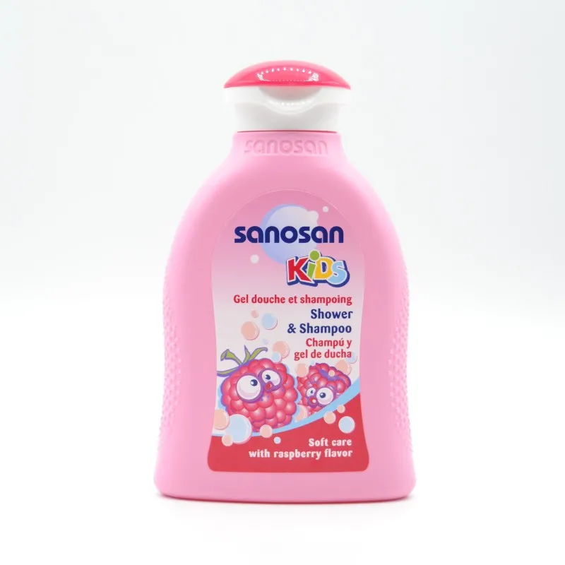 SANOSAN KIDS CHAMPU Y GEL FRAMBUESA 200 ML