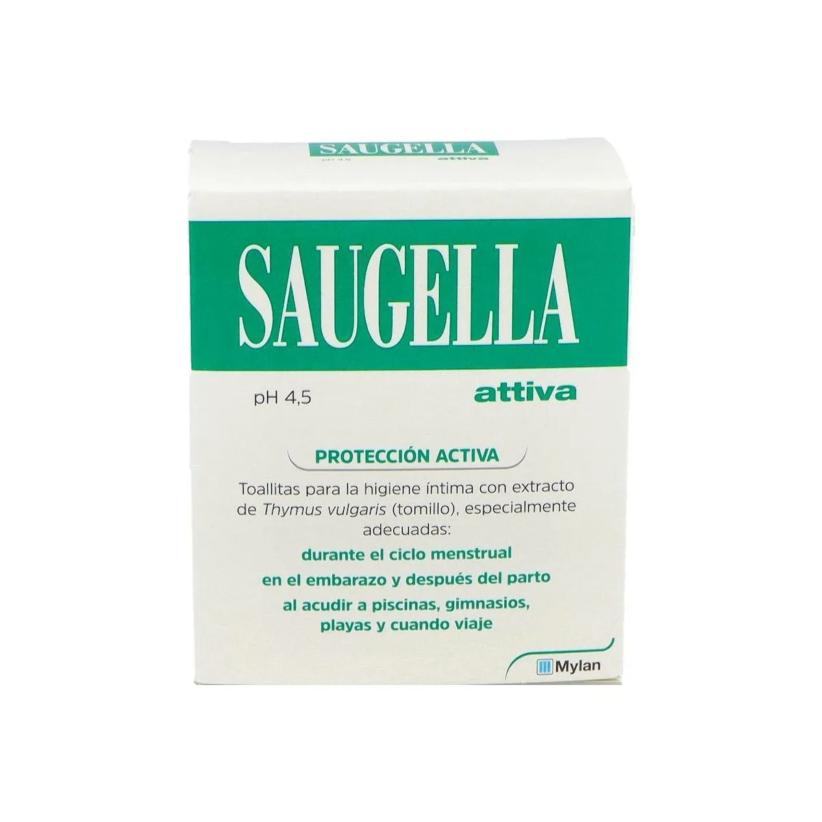Saugella Attiva Toallitas 10 U