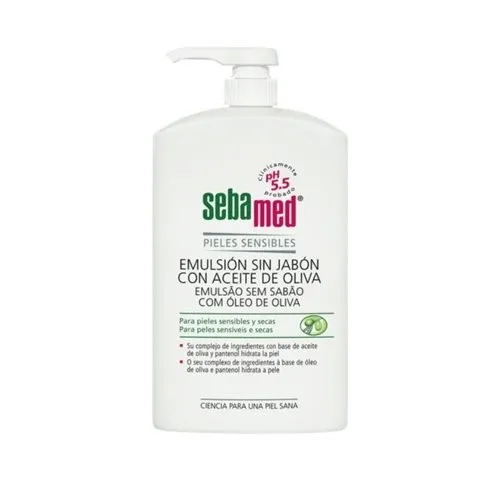 Emulsion sin Jabón con Aceite de Oliva, 1000 ml. - Sebamed