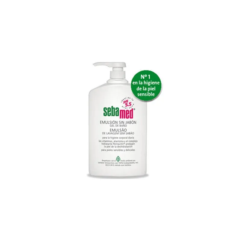 Sebamed Emulsión Sin Jabón 1 Litro Envase con dosificador