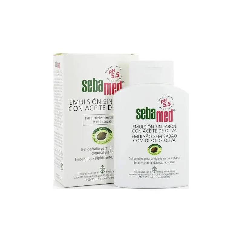Sebamed Emulsión Sin Jabón Con Aceite Oliva 200 ml