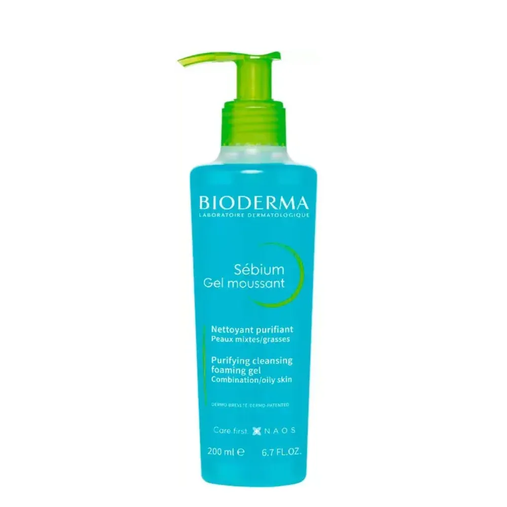 Sébium Gel Moussant con Dosificador, 200 ml. - Bioderma