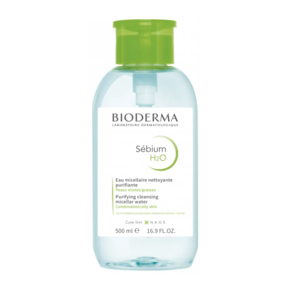 Sébium H2O Pump Solución Micelar, 500 ml. - Bioderma