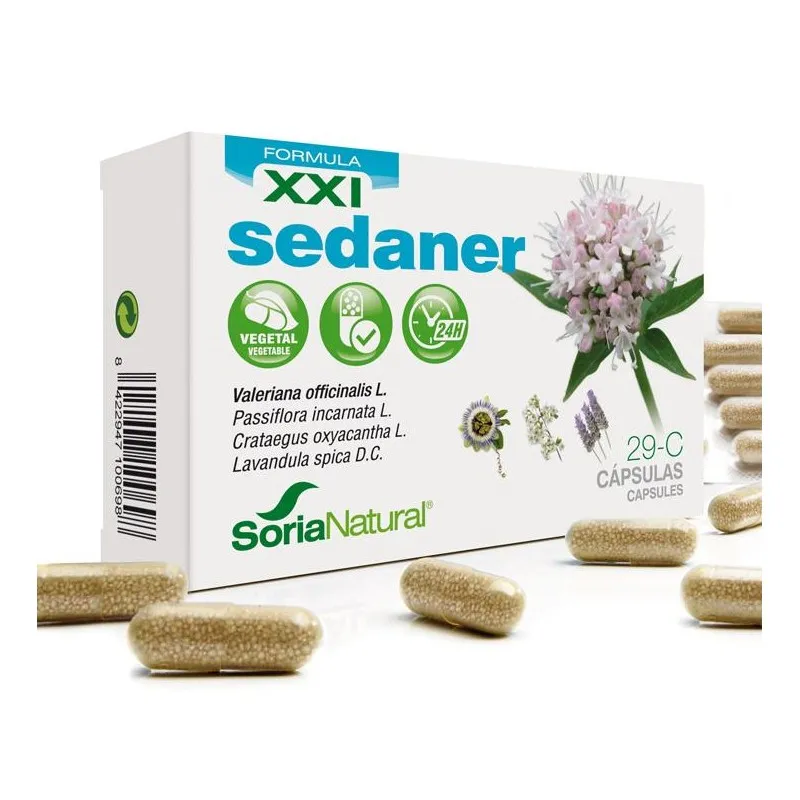SORIA NATURAL SEDANER 29C 30 CAPSULAS