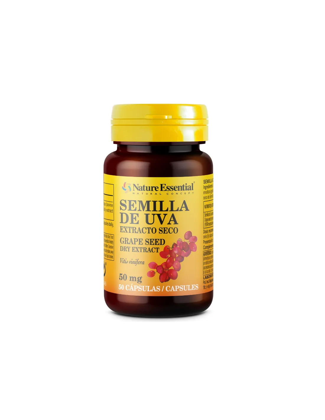 Semilla De Uva 50Mg. (Ext. Seco) Resveratrol 50Cap de Nature Essential