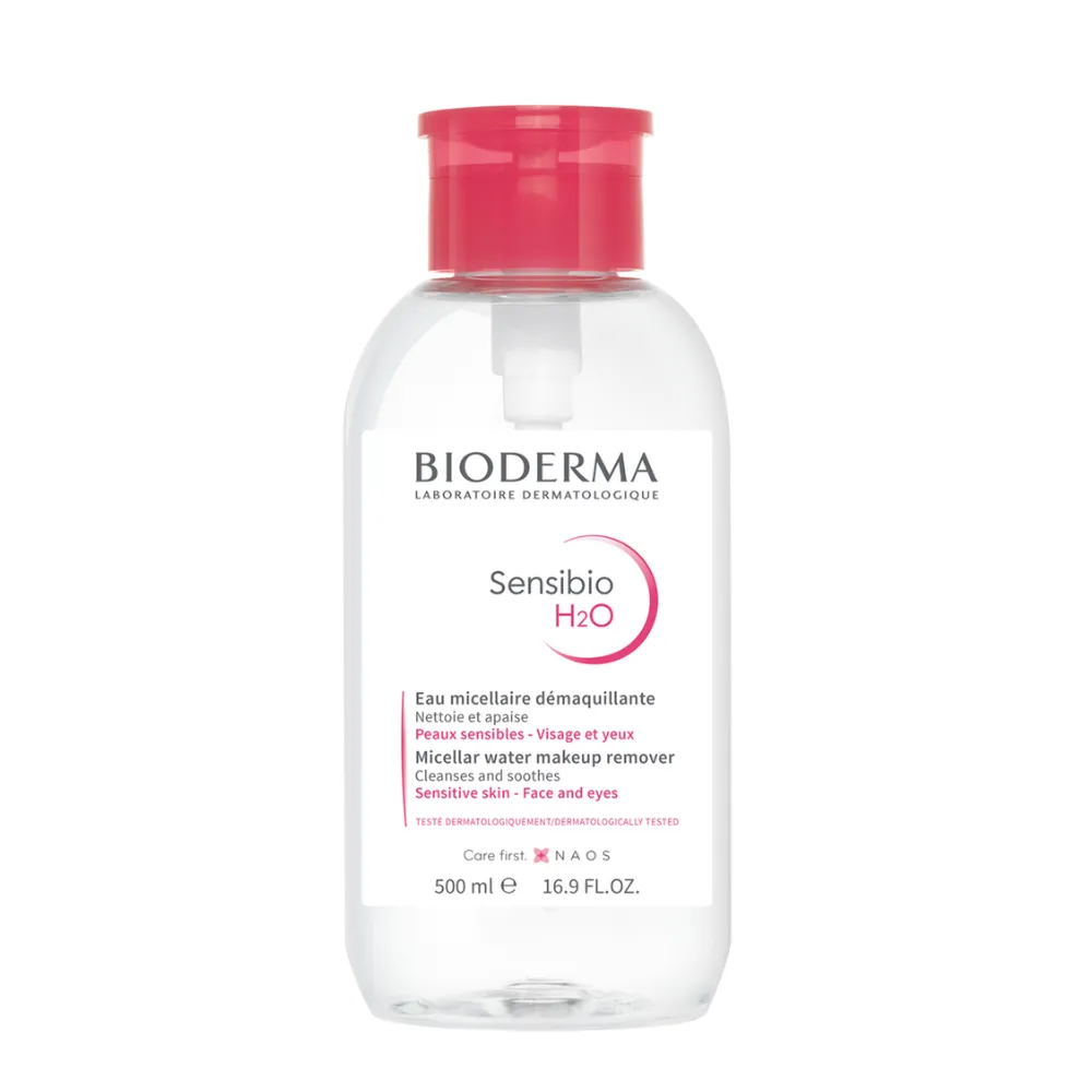 Sensibio H2O Pump Solución Micelar, 500 ml. - Bioderma