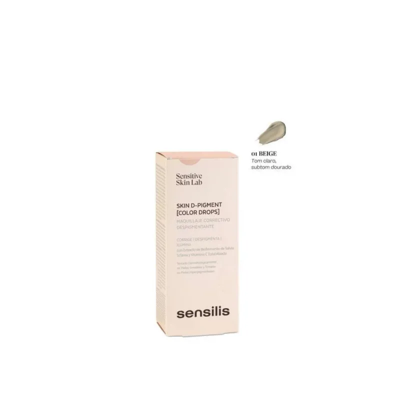 Sensilis Skin D-Pigment Color Drops Tom 01 Beige 30ml