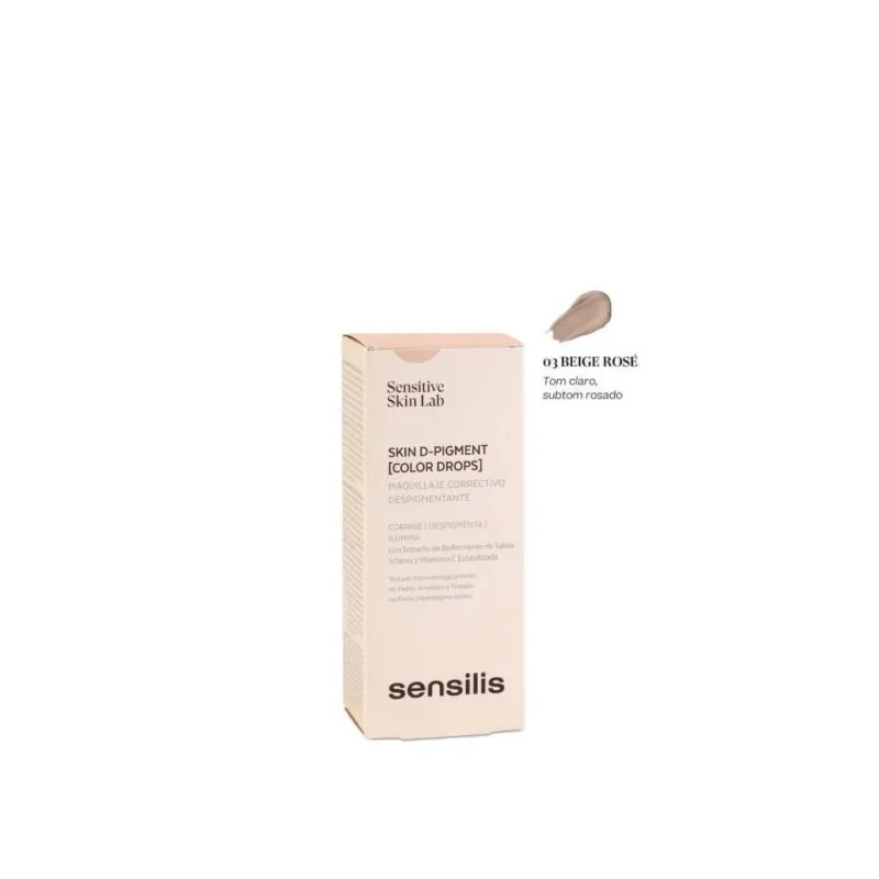 Sensilis Skin D-Pigment Color Drops Tom 03 Beige Rosé 30ml
