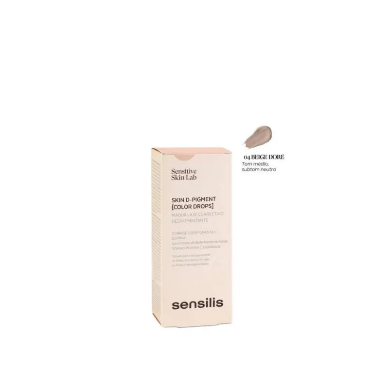 Sensilis Skin D-Pigment Color Drops Tom 04 Beige Doré 30ml
